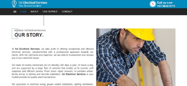 1st Electrical Services' Homepage