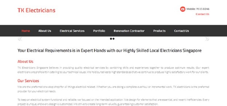 TK Electricians' Homepage