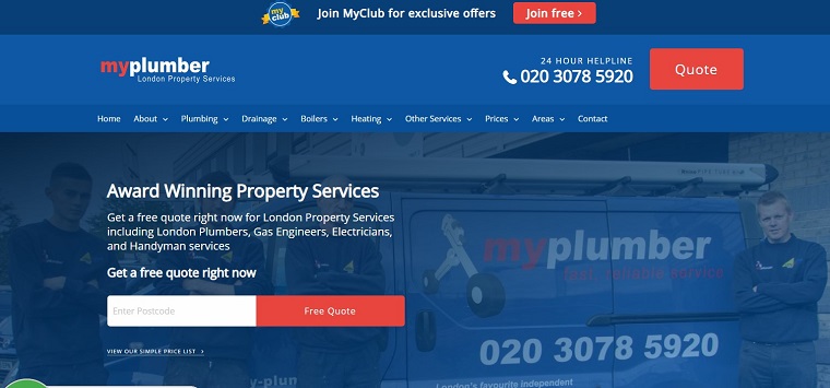 My Plumber's Homepage