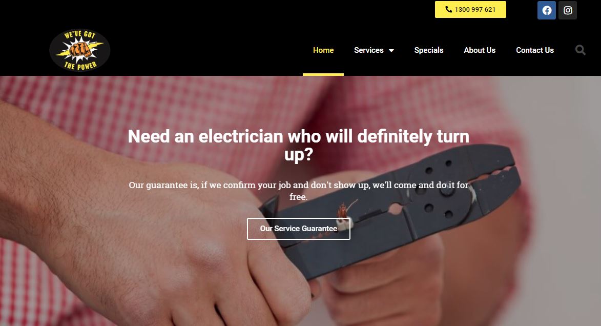 South East Electrical Services' Homepage