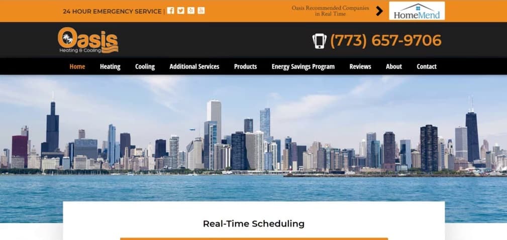 Oasis Heating & Cooling, Inc's Homepage