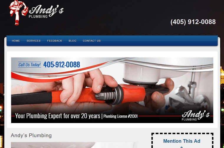 Andy’s Plumbing's Homepage