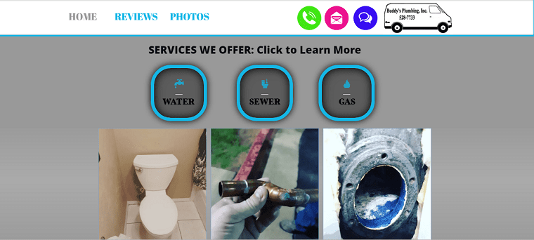 Buddy’s Plumbing Inc's Homepage