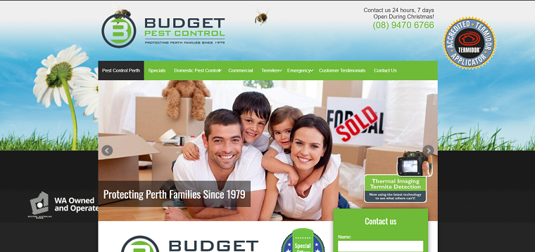 Budget Pest Control's Homepage