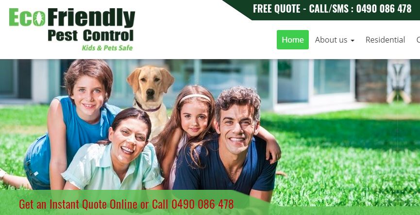 Ecofriendly Pest Control Perth's Homepage