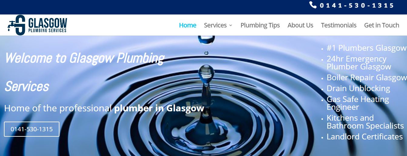 Glasgow Plumbing Services' Homepage