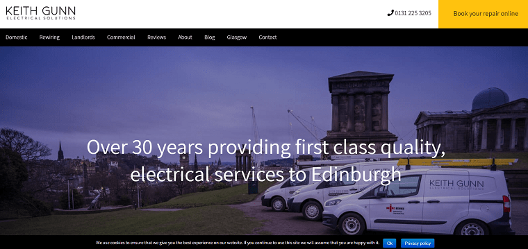 Keith Gunn Electrical Solutions' Homepage