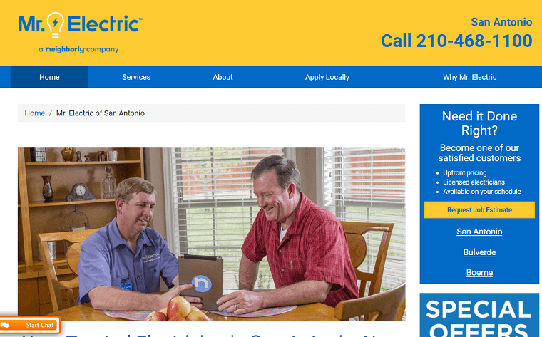 Mr. Electric of San Antonio's Homepage