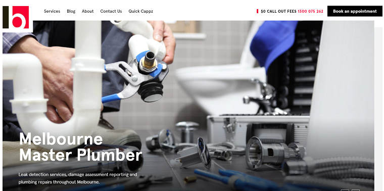 Plan B Plumbing Solutions' Homepage