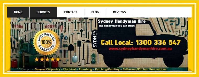 Sydney Handyman Hire's Homepage