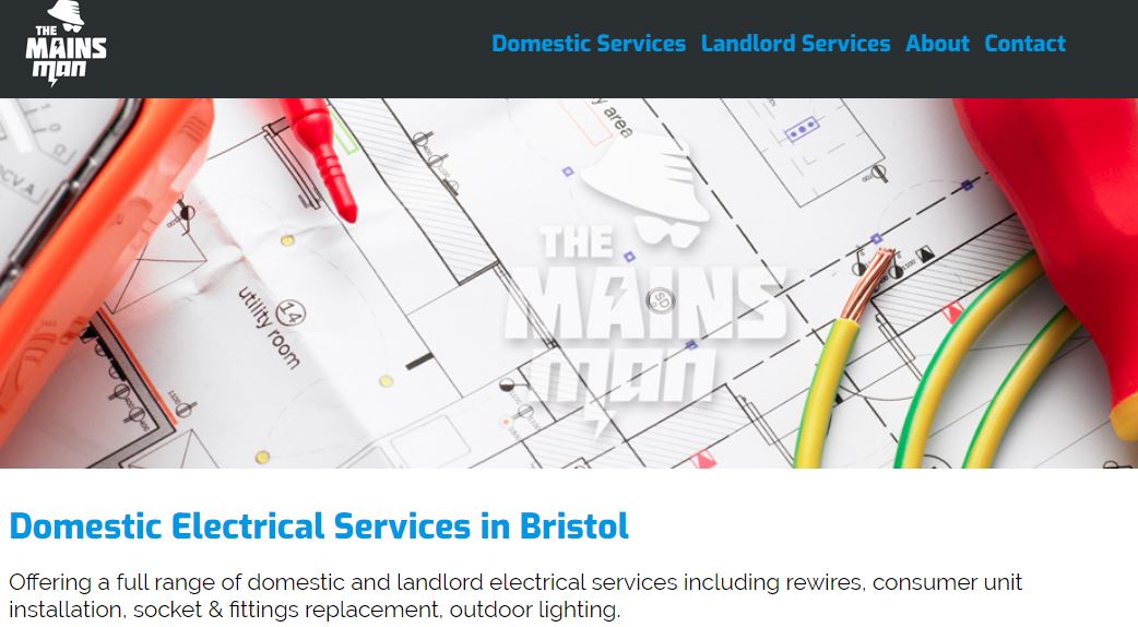 The Mains Man Electrical Services' Homepage