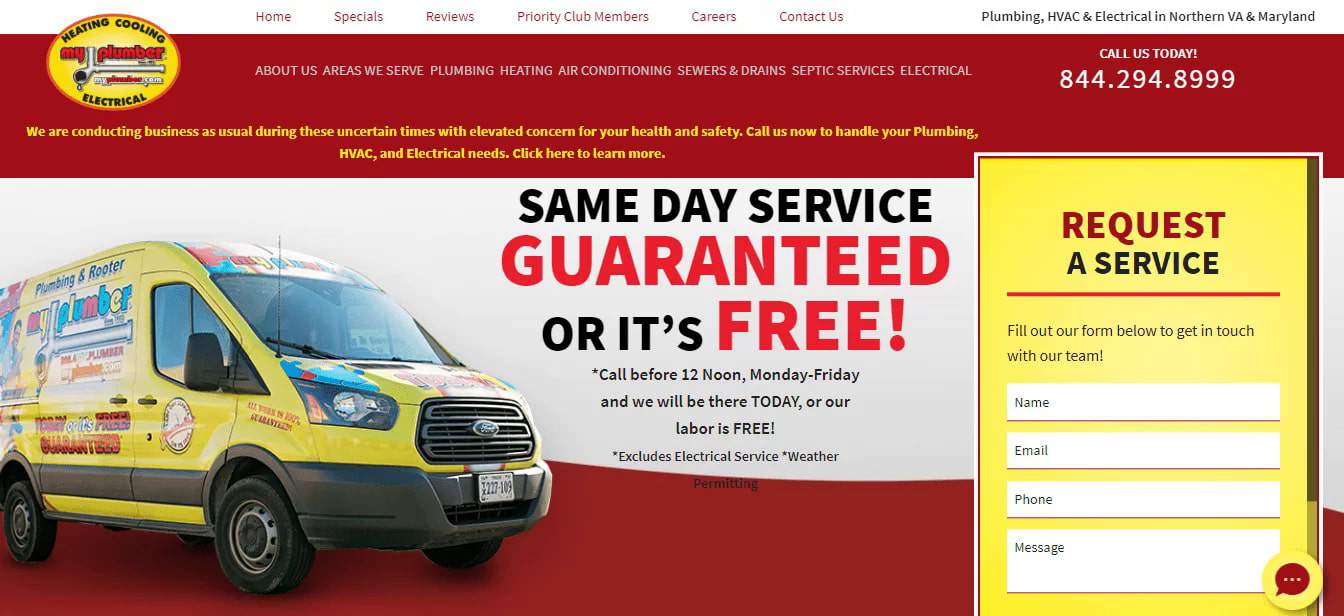 My Plumber's Homepage