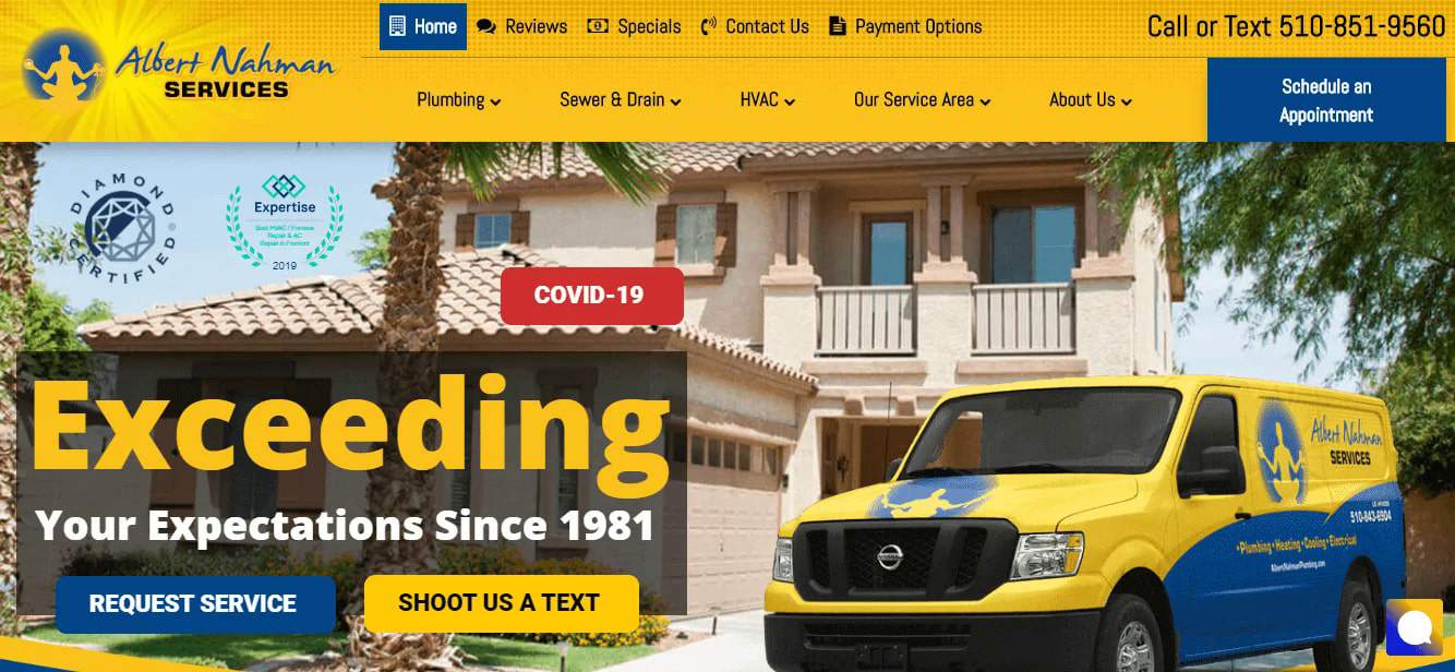 Albert Nahman Services' Homepage