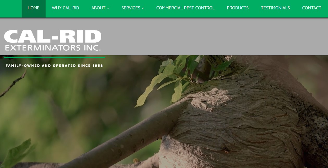 Cal-Rid Exterminators' Homepage