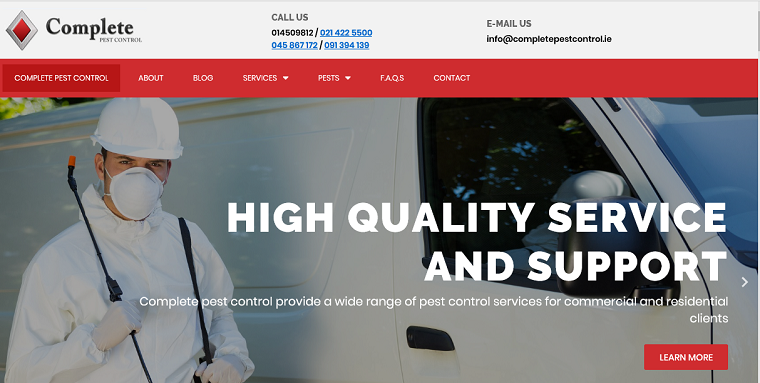 Complete Pest Control's Homepage