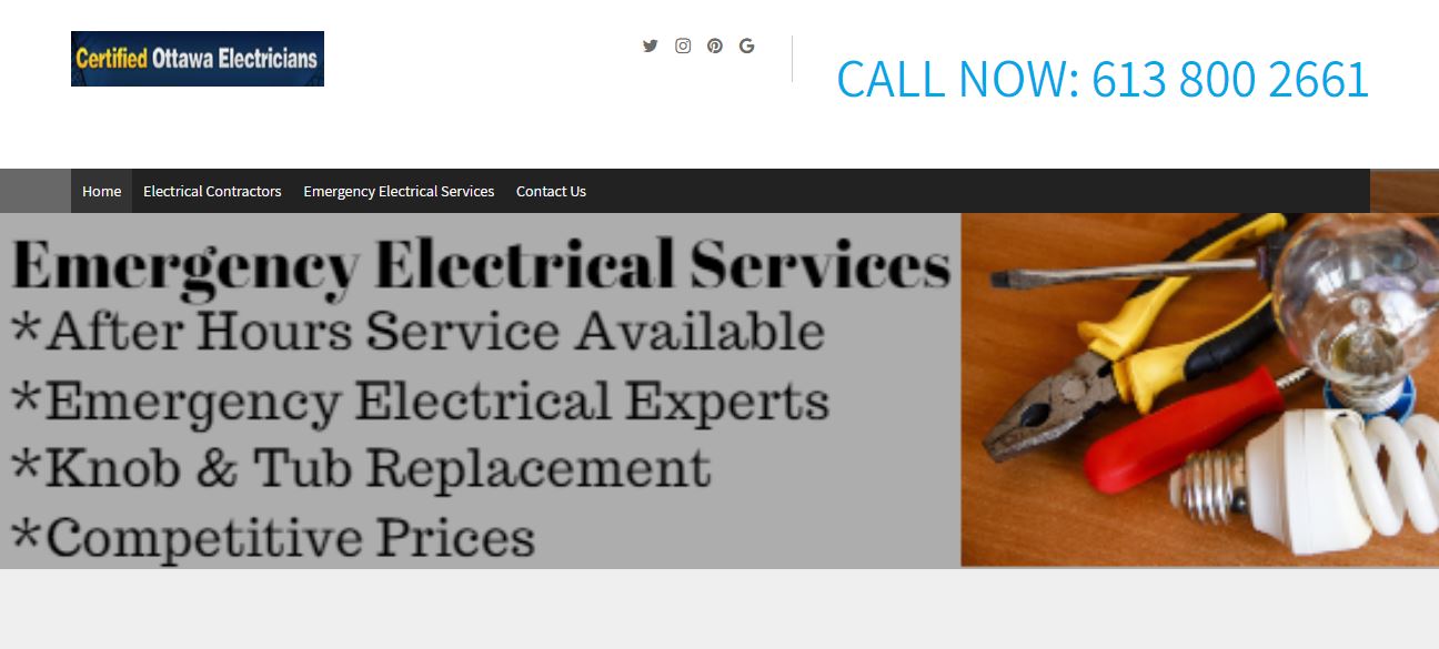 Electricians in Ottawa's Homepage