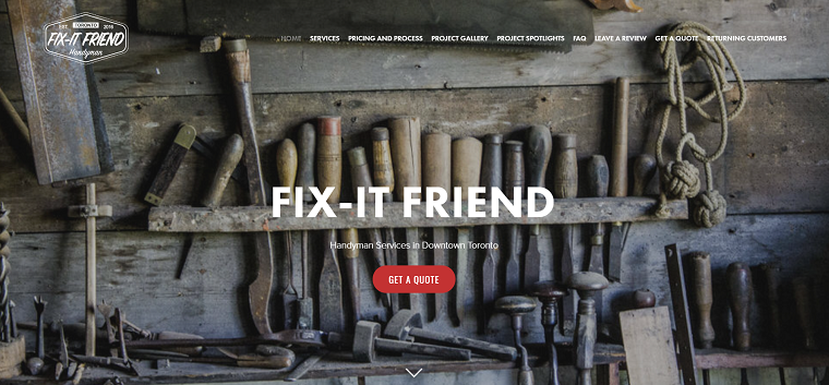 Fix-It Friend's Homepage