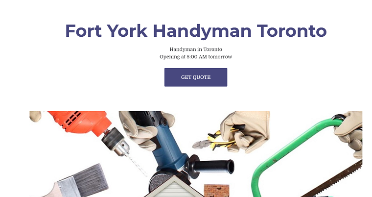 Fort York Handyman Toronto's Homepage