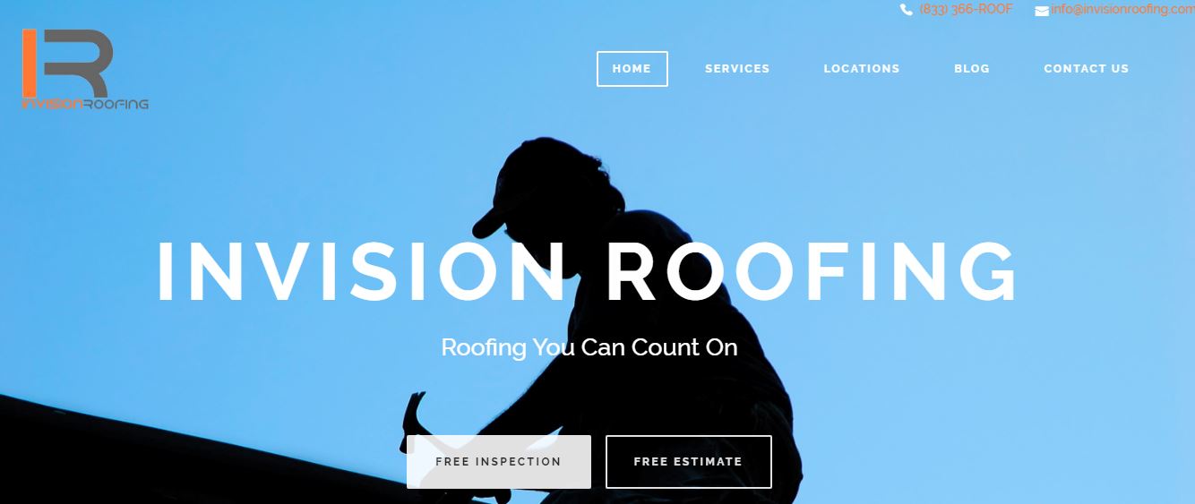 Invision Roofing's Homepage
