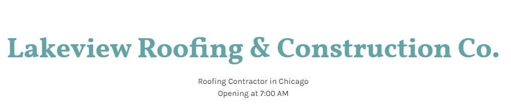 Lakeview Roofing & Construction Co.'s Logo