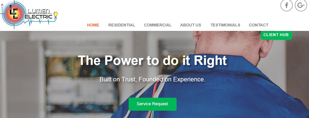 Lumen Electrical Services' Homepage