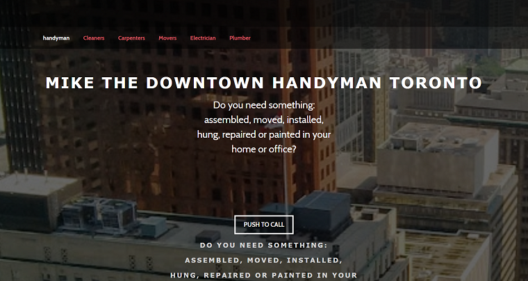 Mike the Downtown Handyman's Homepage