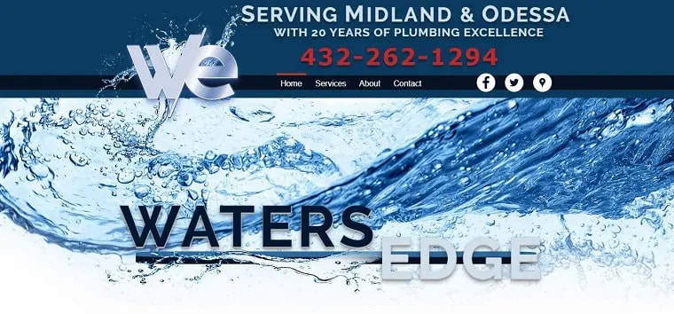 Waters Edge Plumbing Service's Homepage