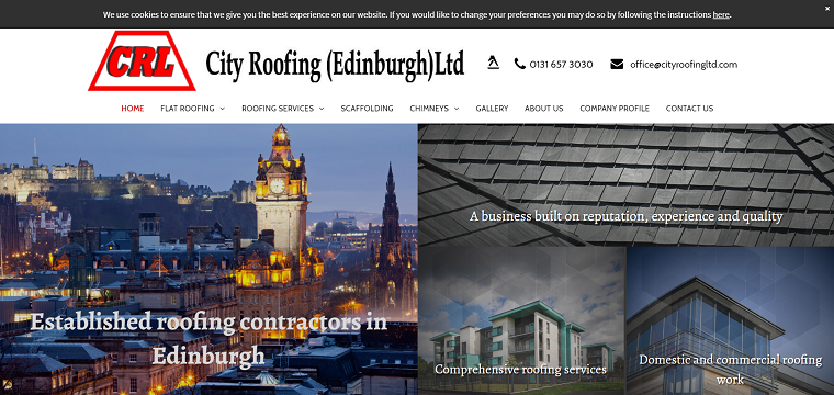 City Roofing Edinburgh Ltd's Homepage
