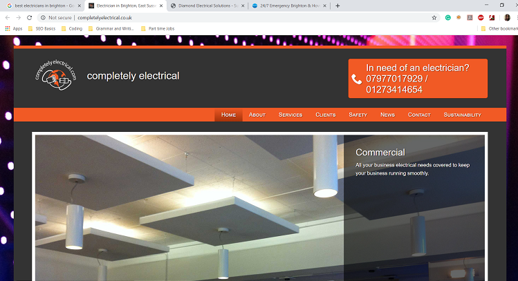 Completely Electrical Ltd's Homepage