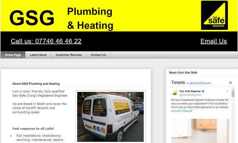 GSG Plumbing and Heating's Homepage
