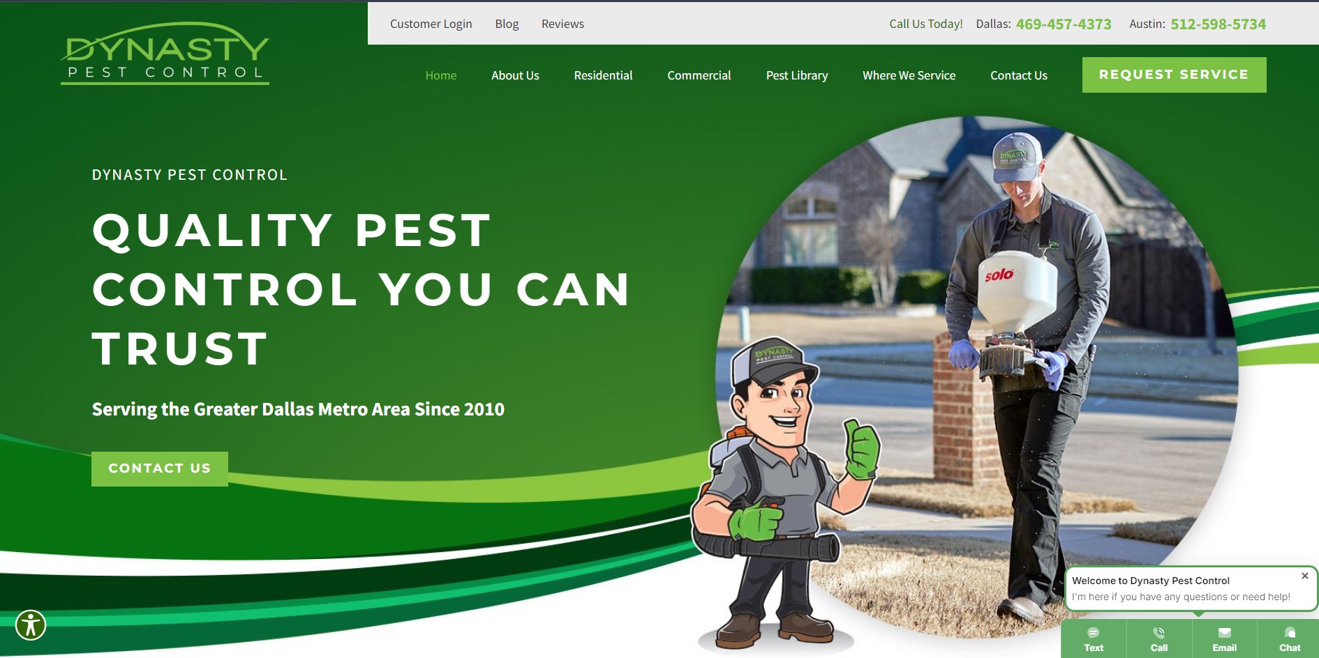 dynasty pest homepage
