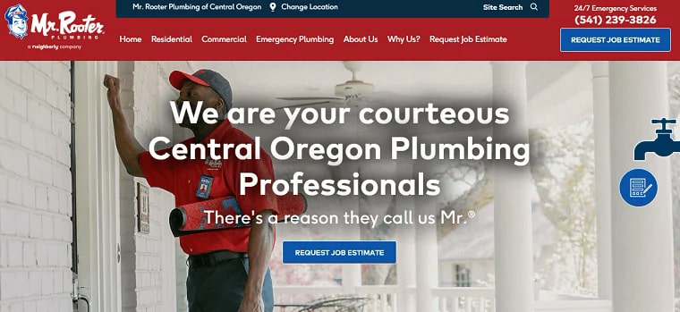 Mr. Rooter Plumbing of Central Oregon's Homepage