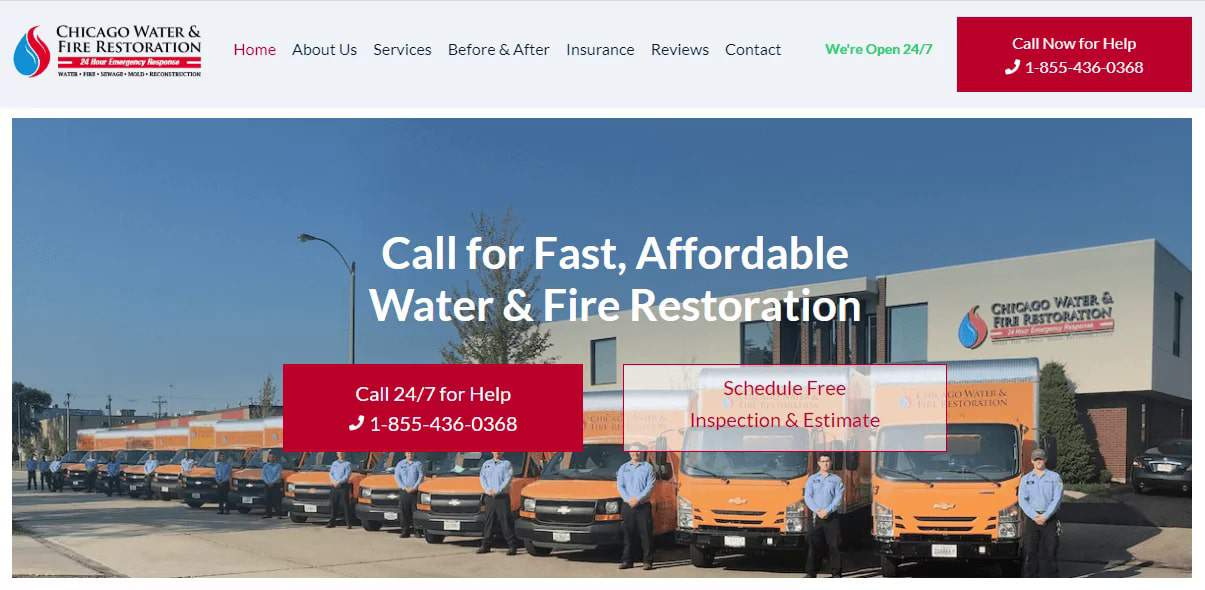 Chicago Water & Fire Restoration's Homepage