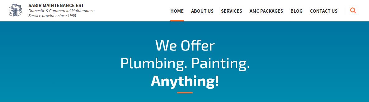 Sabir Maintenance Est.'s Homepage