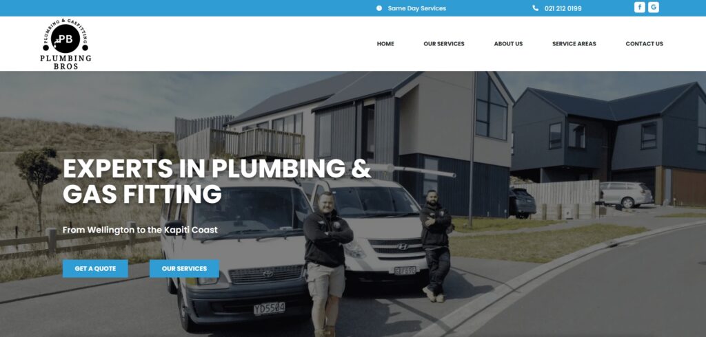 plumbing bros homepage