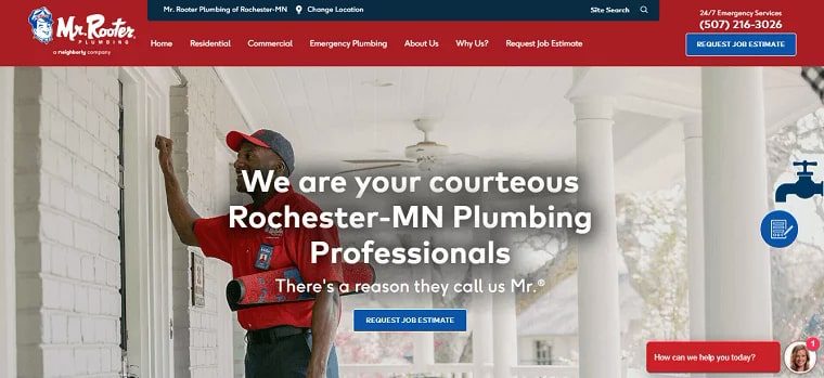 Mr. Rooter Plumbing of Rochester MN's Homepage