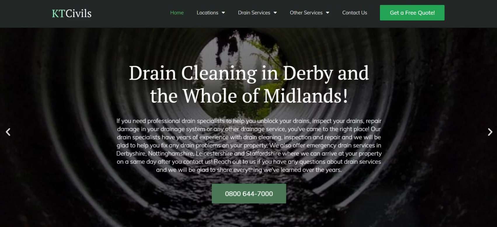 KTCivils Drain Services' Homepage