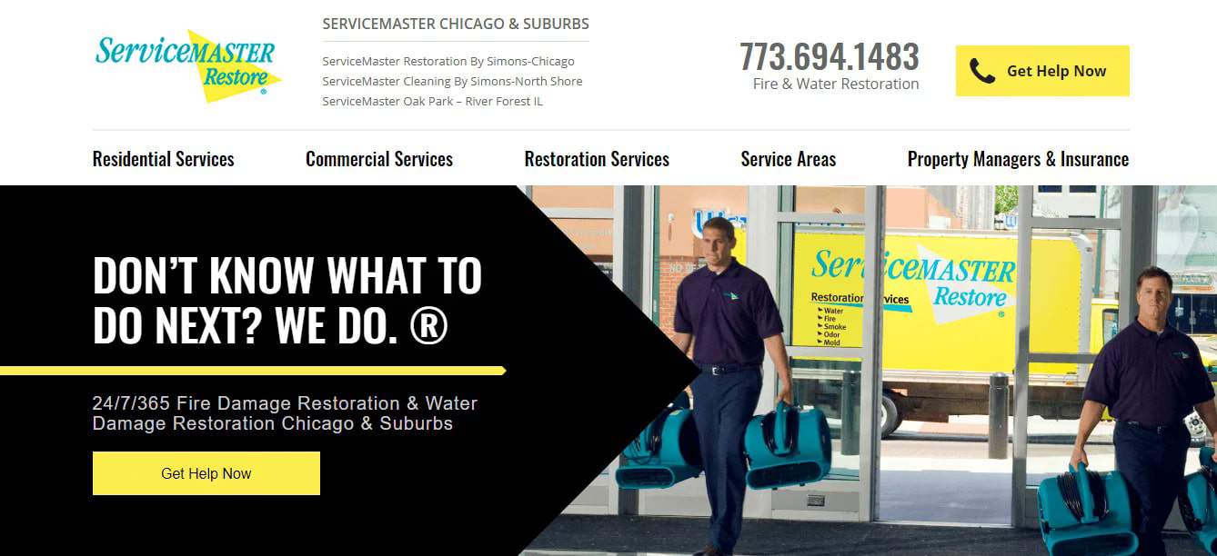 ServiceMaster Restore By Simons- Chicago's Homepage