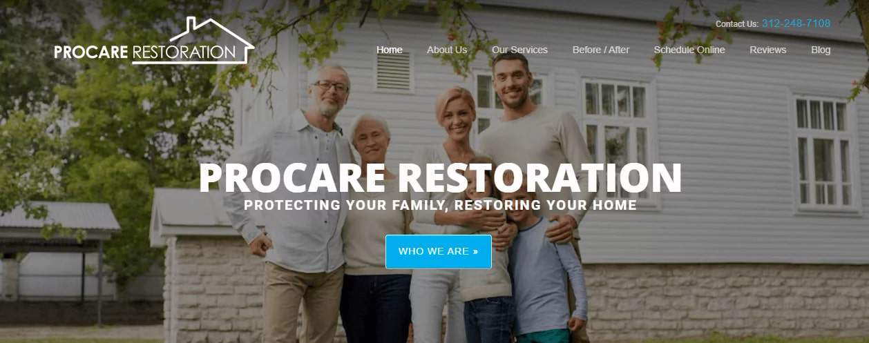 ProCare Restoration's Homepage