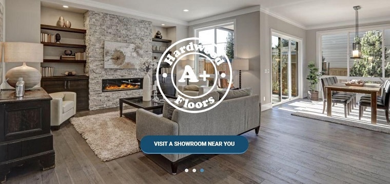A+ Hardwood Floors' Logo