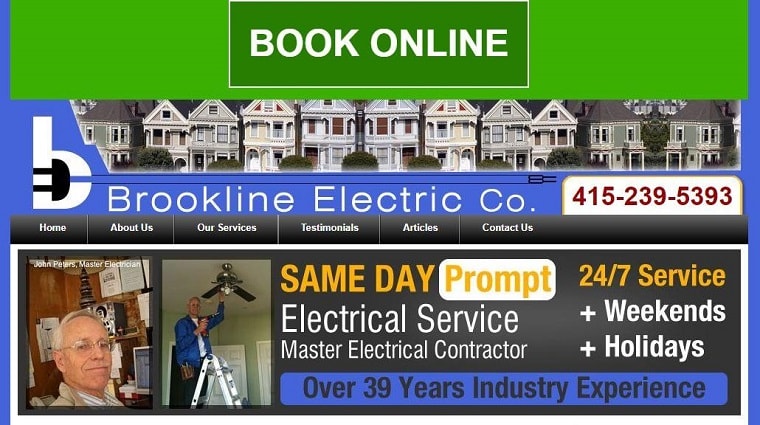 Brookline Aries Electric Co.'s Homepage