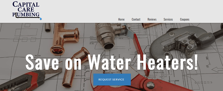 Capital Care Plumbing's Homepage