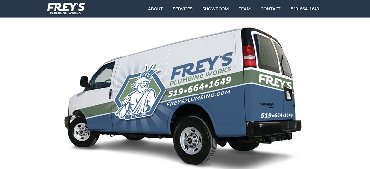 Frey’s Plumbing Works' Homepage