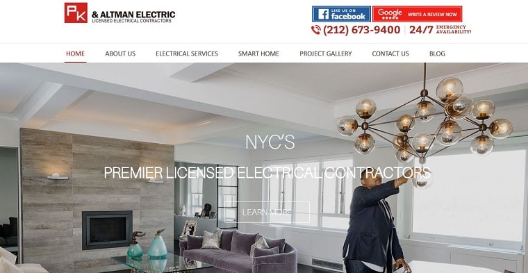 PK & Altman Electric's Homepage