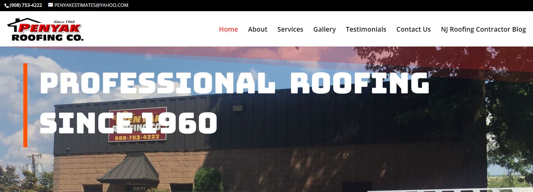 Penyak Roofing Co.'s Homepage
