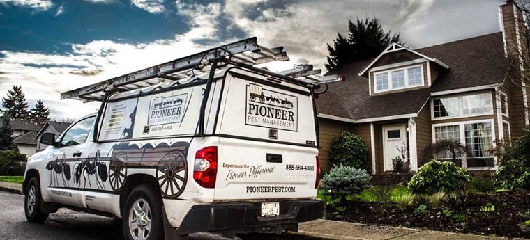 Pioneer Pest Management's Van