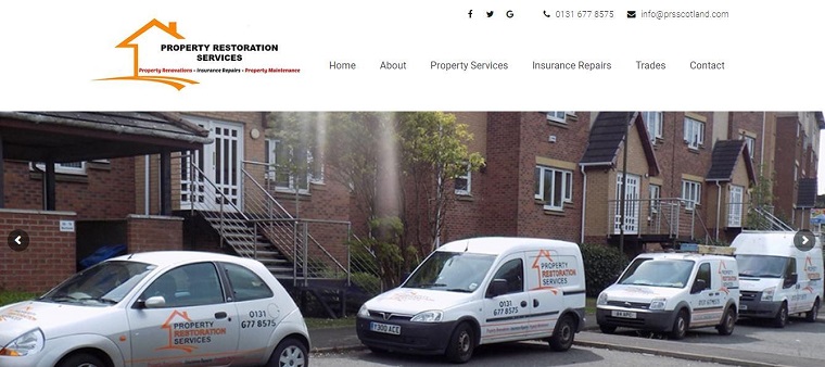 Property Restoration Services' Homepage