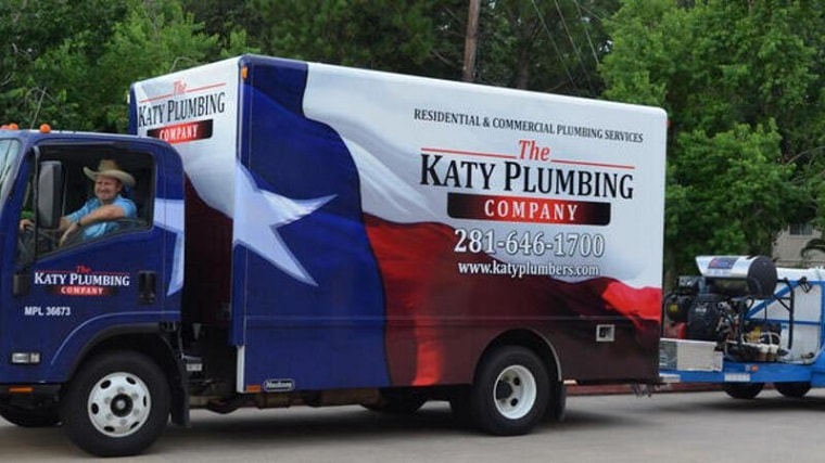 The Katy Plumbing Company's Truck