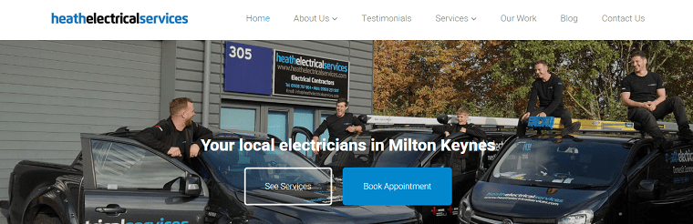 Heath Electrical Services' Homepage