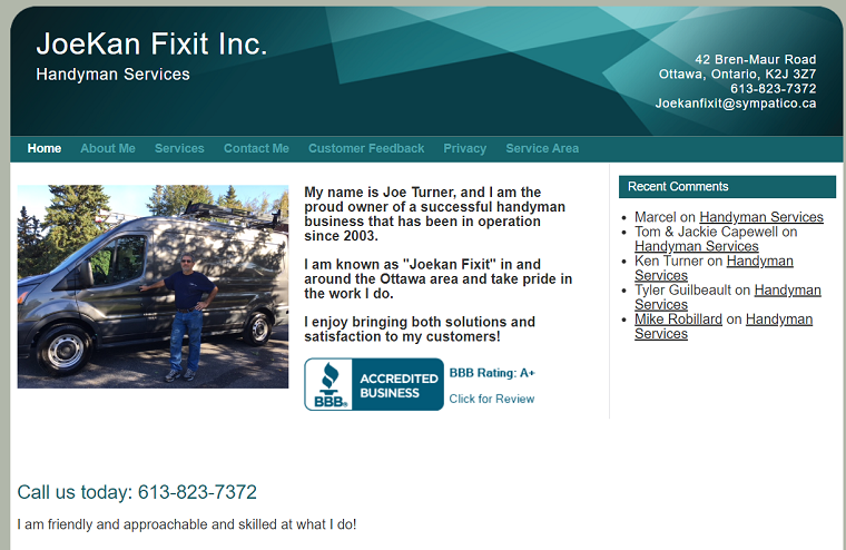 Joekan Fixit's Homepage